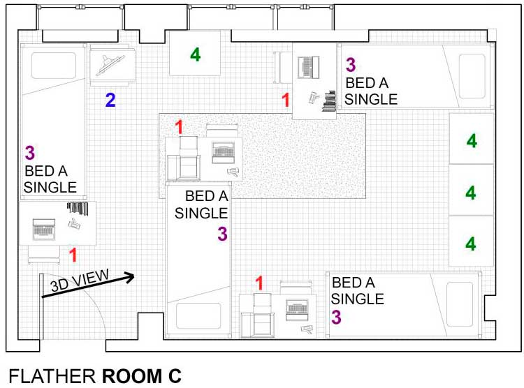 Extended Stay - Flather Hall Room C