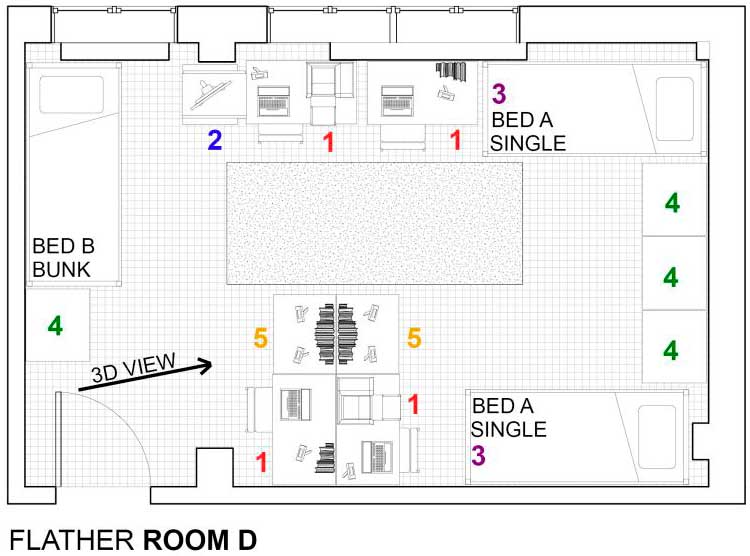 Extended Stay - Flather Hall Room D
